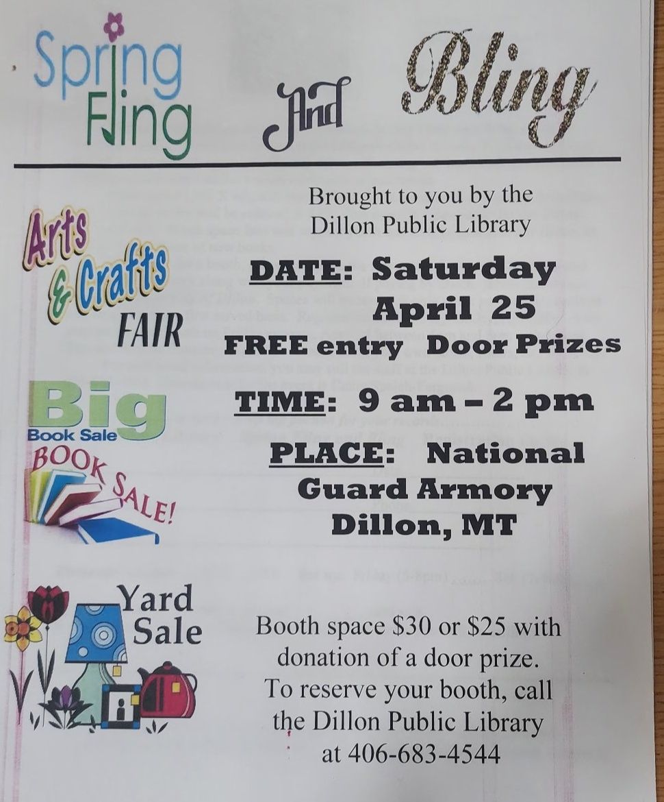 Annual Spring Fling And Bling