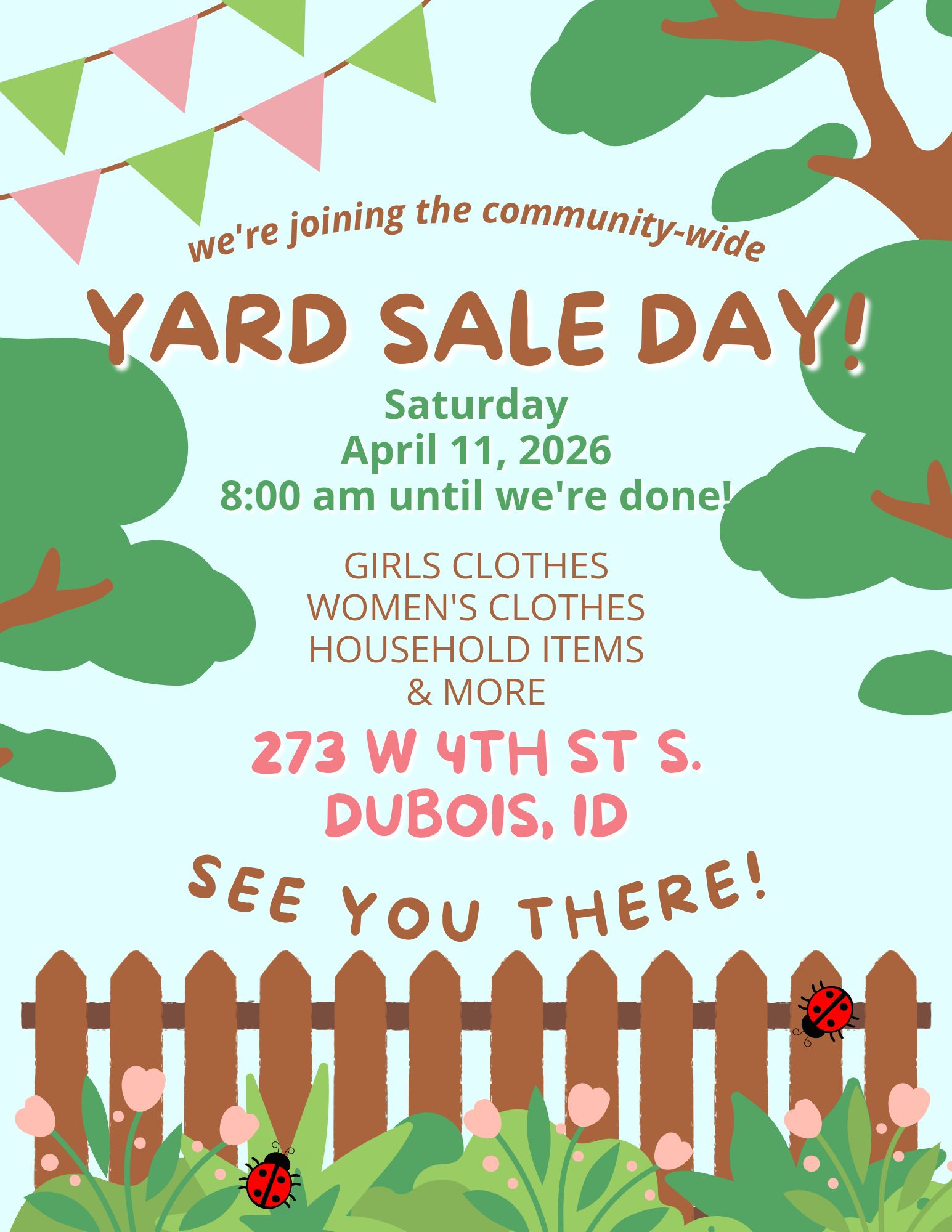 Yard Sale Day !