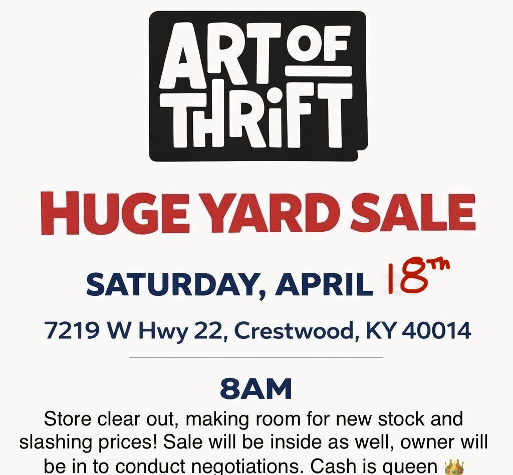 Art Of The Thrift Yard Sale