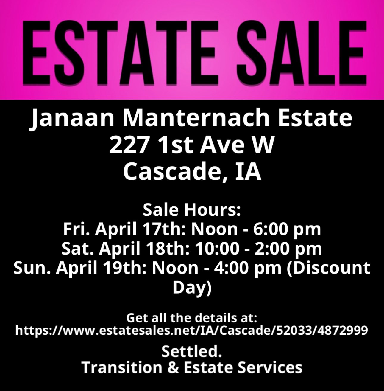 Estate Sale