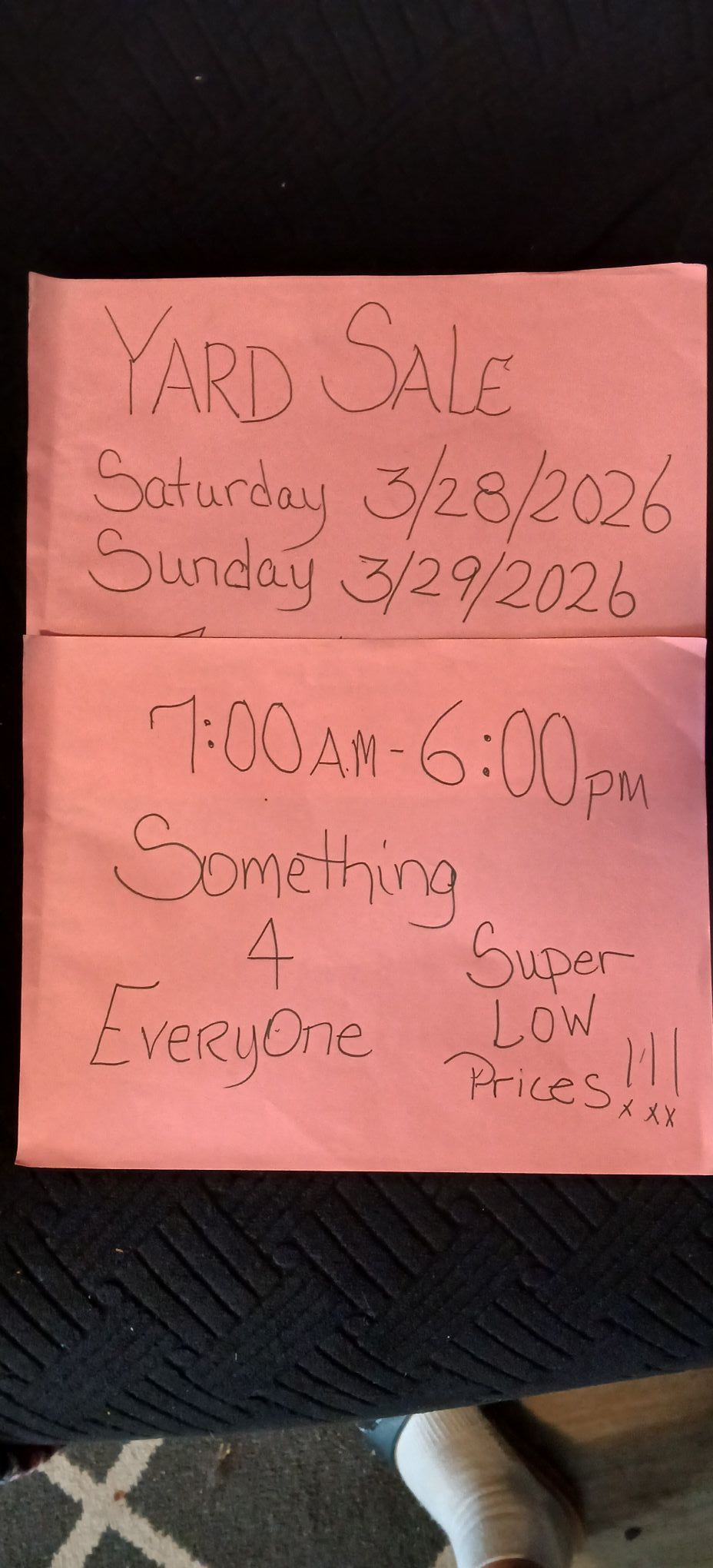 2 Family Yard Sale