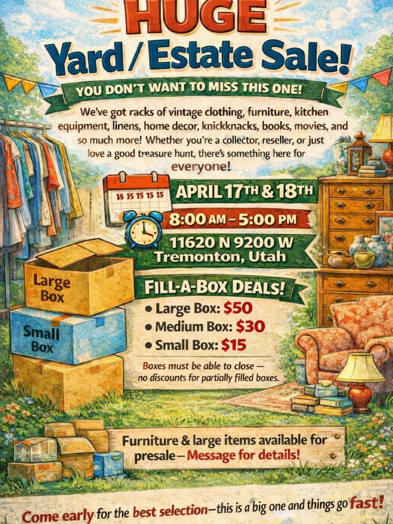 HUGE Yard / Estate Sale