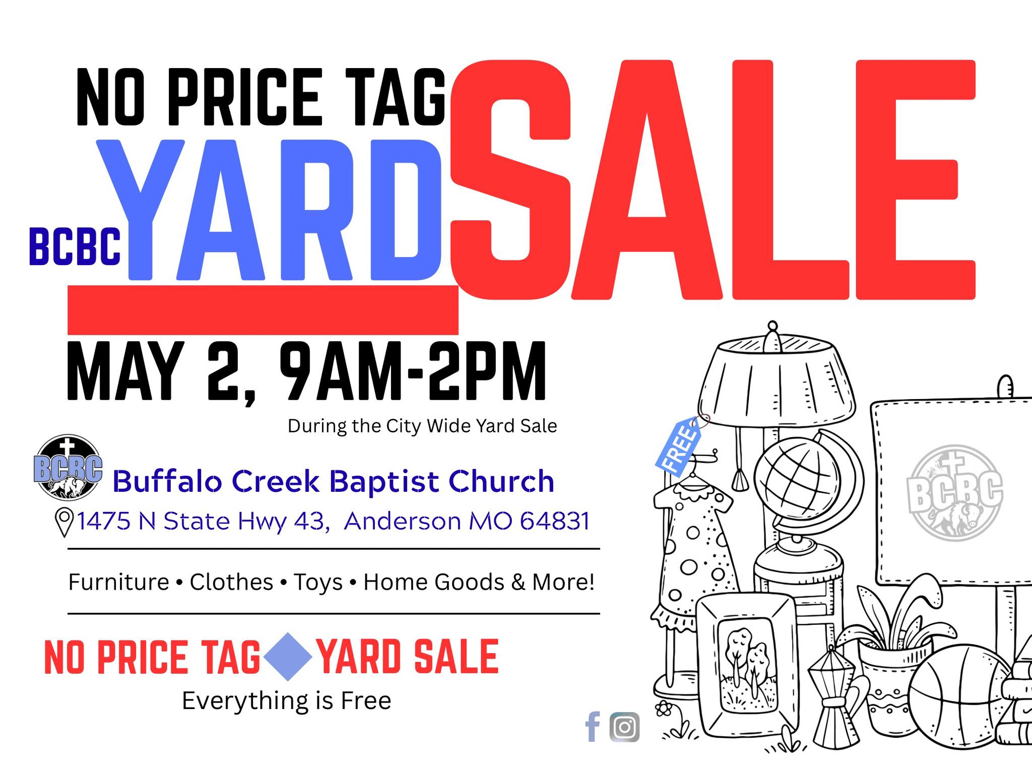 No Price Tag Yard Sale