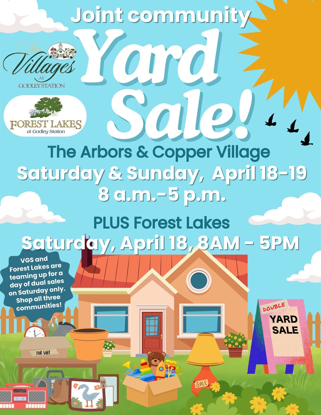 Villages At Godley Station Joint Community Yard Sale