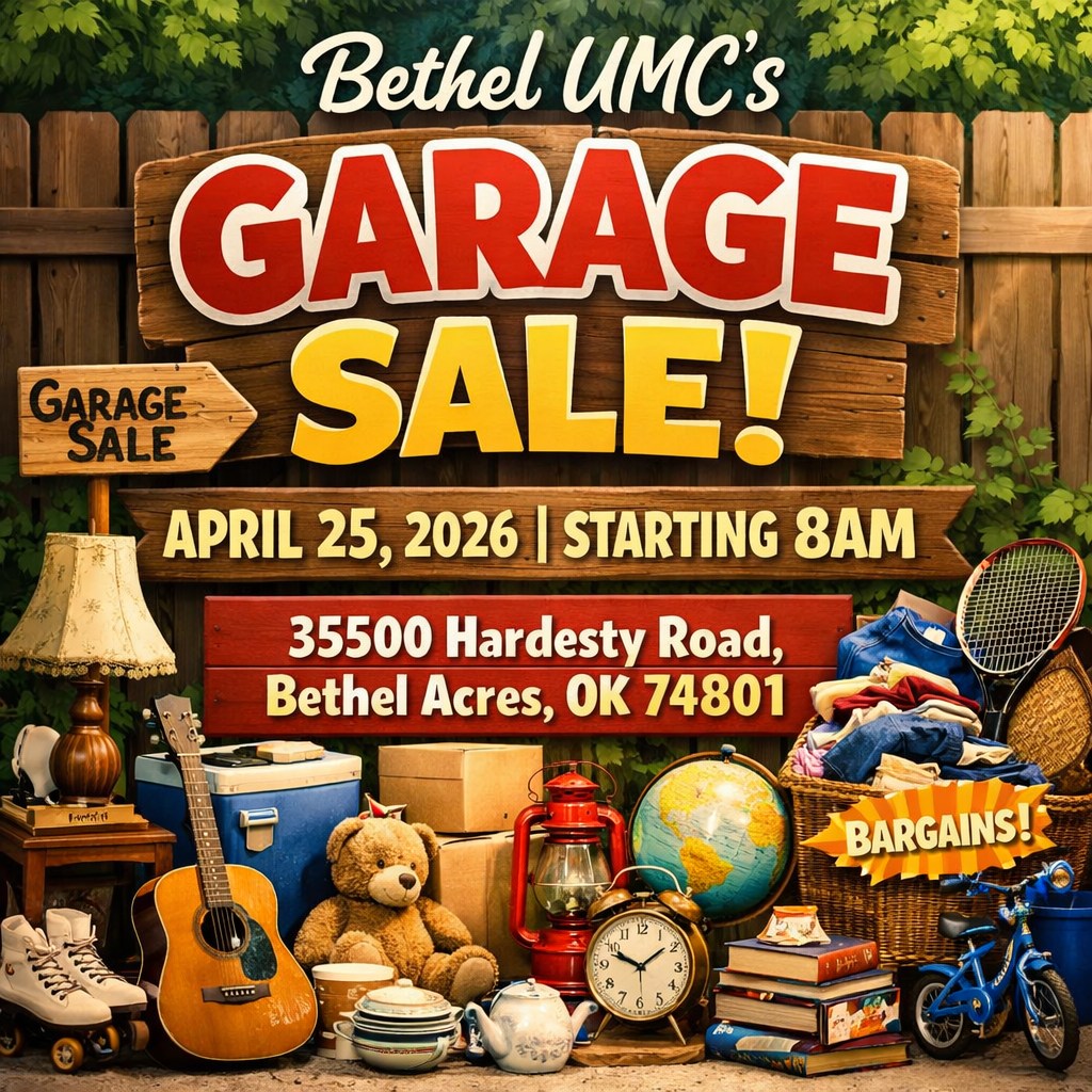 Bethel UMC's Garage Sale!