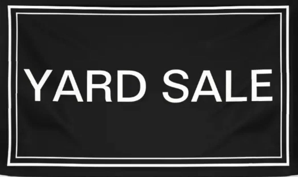 ✨ YARD SALE THIS SATURDAY! ✨