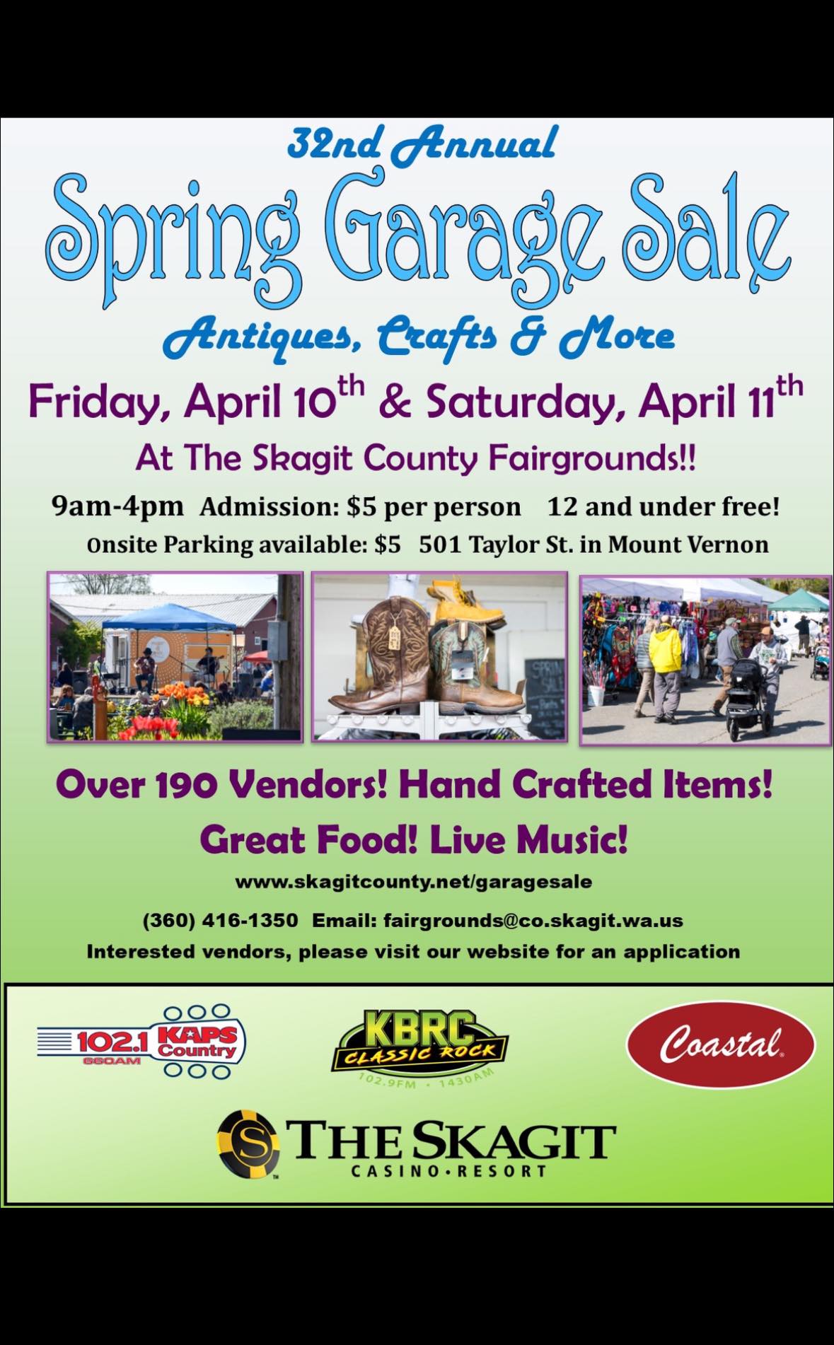 Spring Garage Sale At The Skagit County Fairgrounds