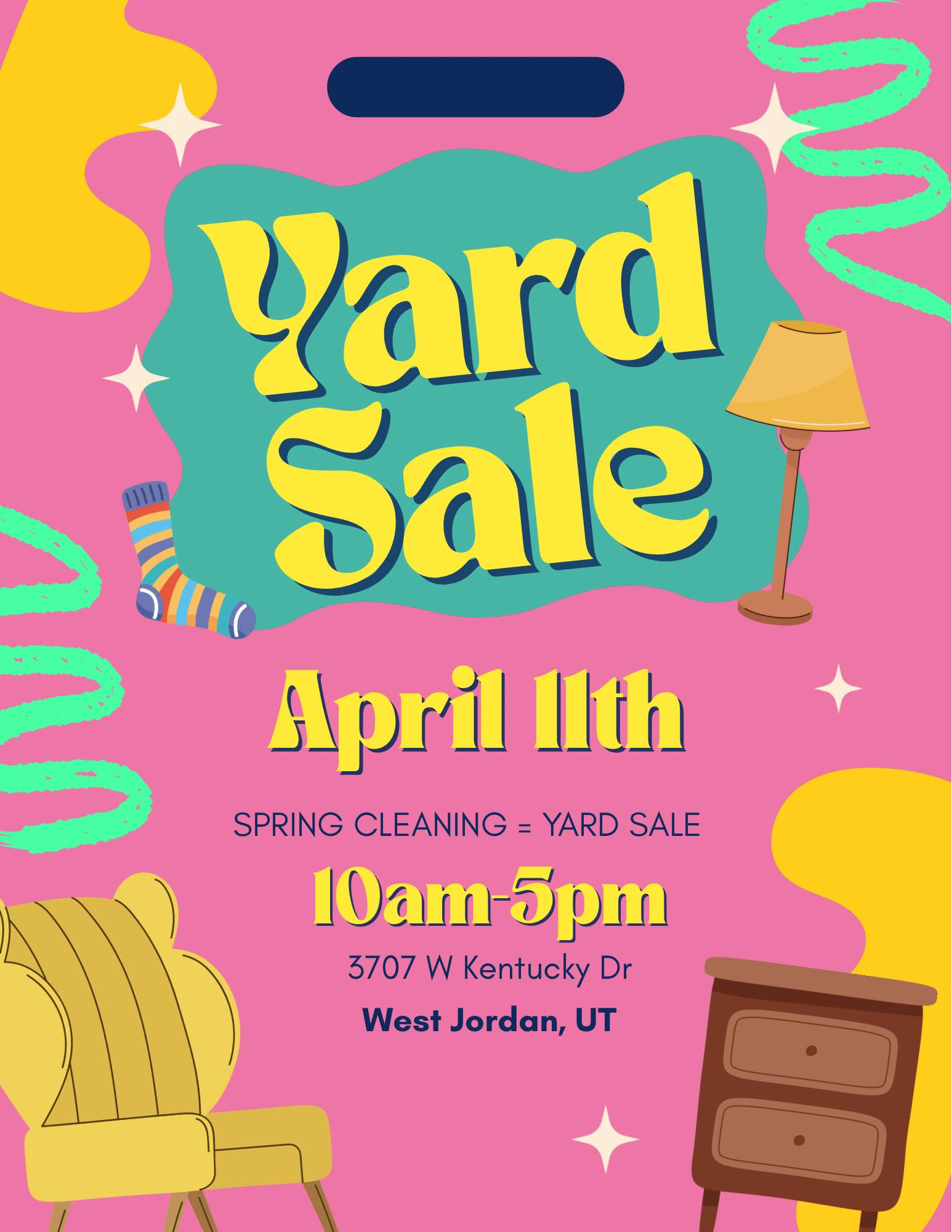SPRING CLEANING = YARD SALE 🧺✨