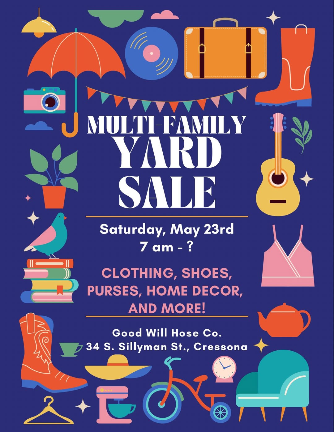 Multi Family Yard Sale In Cressona