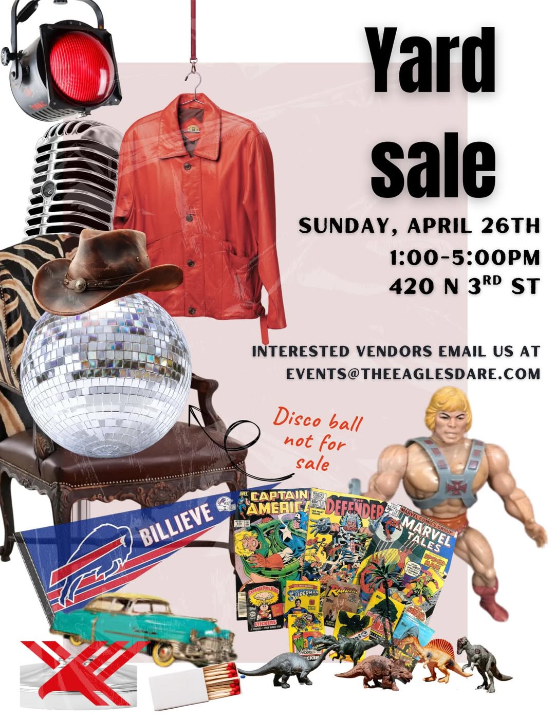 The Eagles Dare Yard Sale