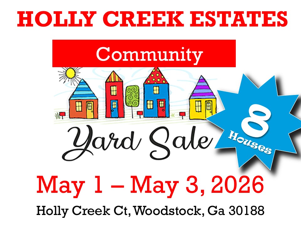 Holly Creek Estates Community Yard Sale