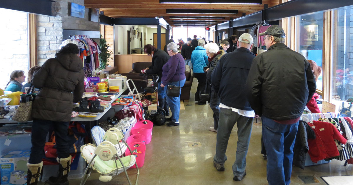 Indoor Garage Sale At The Discovery Center