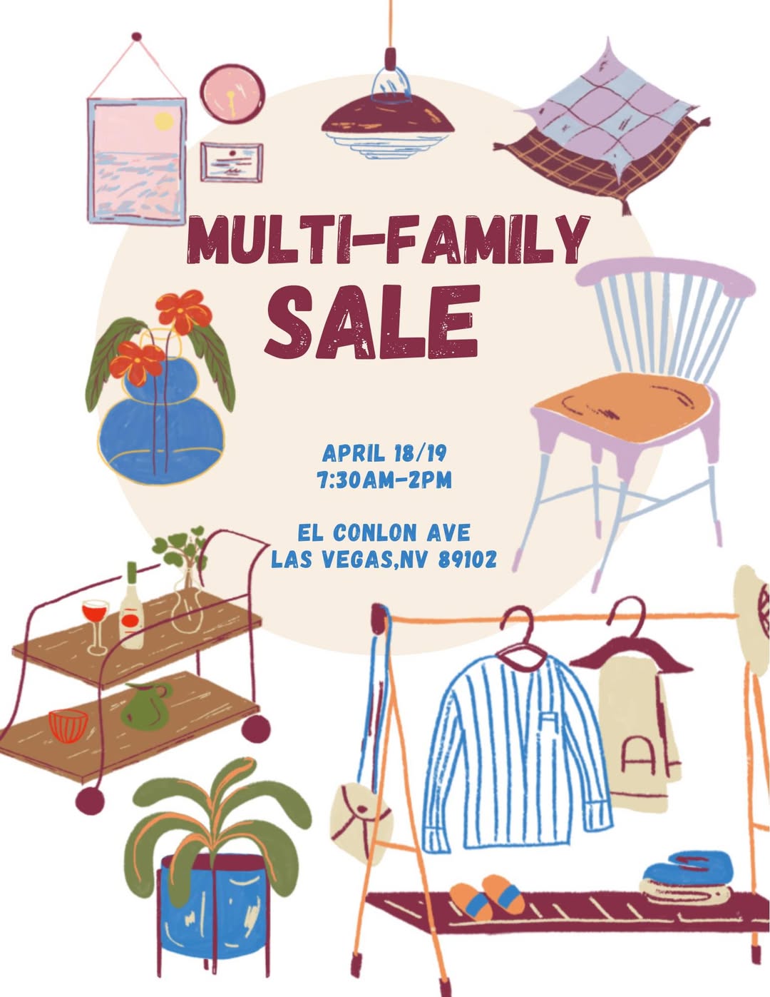 Neighborhood Multi Family Yard Sale